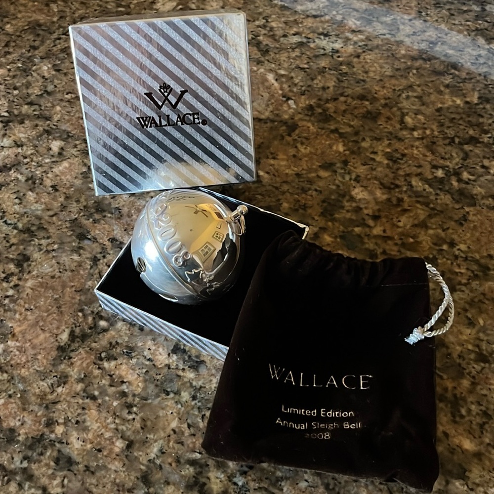 Wallace Silversmiths 2008 Silverplated sleigh bell